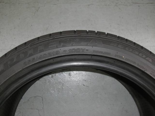 BRIDGESTONEPOTENZA  RE050A 19inc(中古品)(売約済み)117202