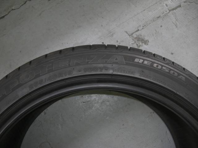 BRIDGESTONEPOTENZA  RE050A 19inc(中古品)(売約済み)117502