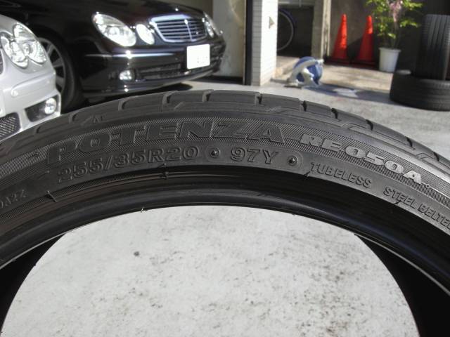 BRIDGESTONEPOTENZA  RE050A  20inc(中古品) 4本set  (売約済み)149502