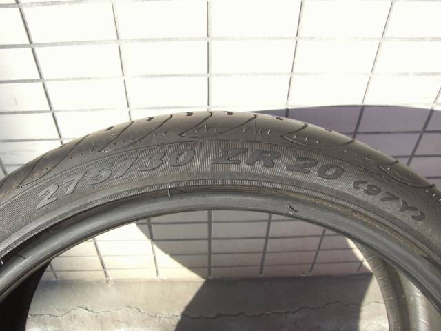 PIRELLI P ZERO NERO 20inc(中古品)　　4本set (245/35・275/30)　　　　(売約済み)219302