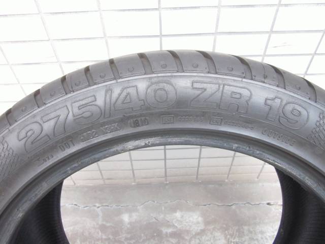 ContinentalContinental SportContact2  275/40-19 (中古品)(売約済み)443302